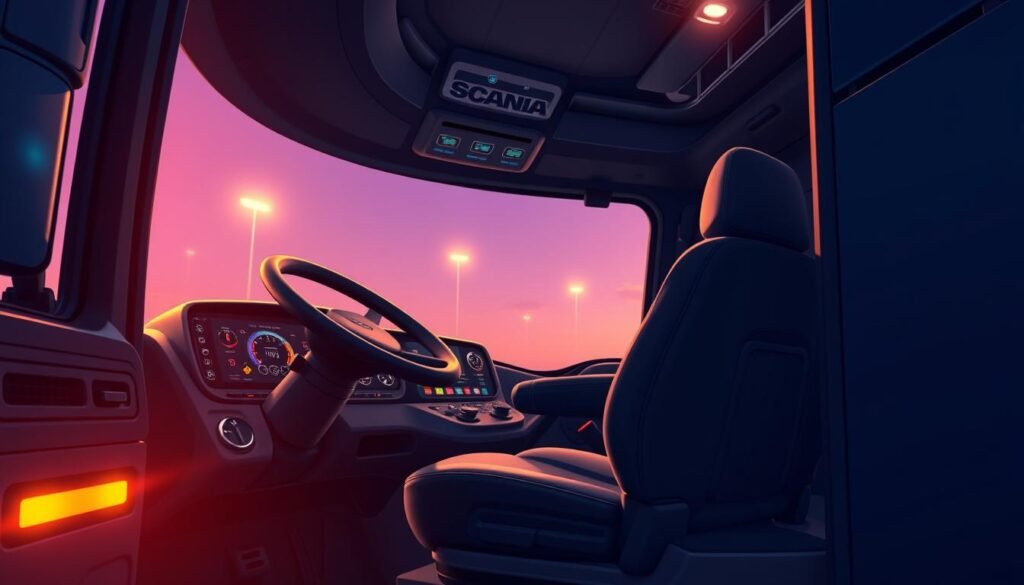 conforto motorista caminhão