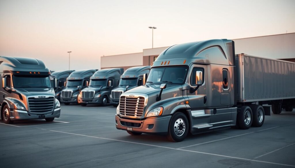 serviço de locação de caminhões