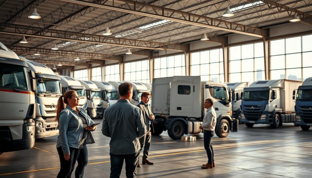 vantagens do aluguel de caminhões