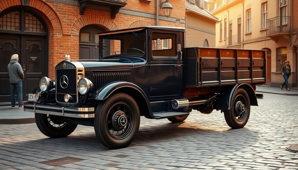 caminhão mercedes-benz histórico