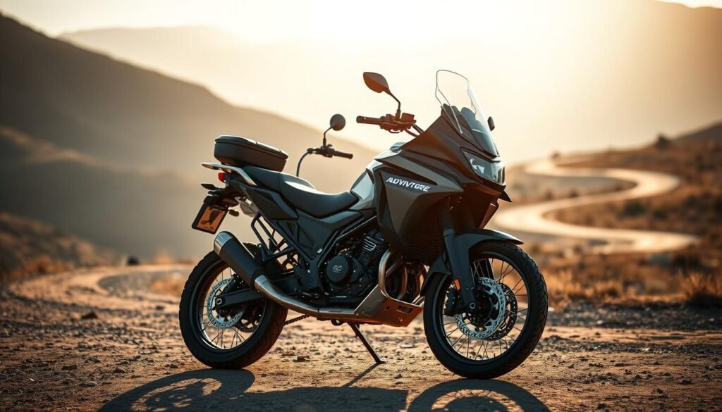 design ergonômico moto aventura