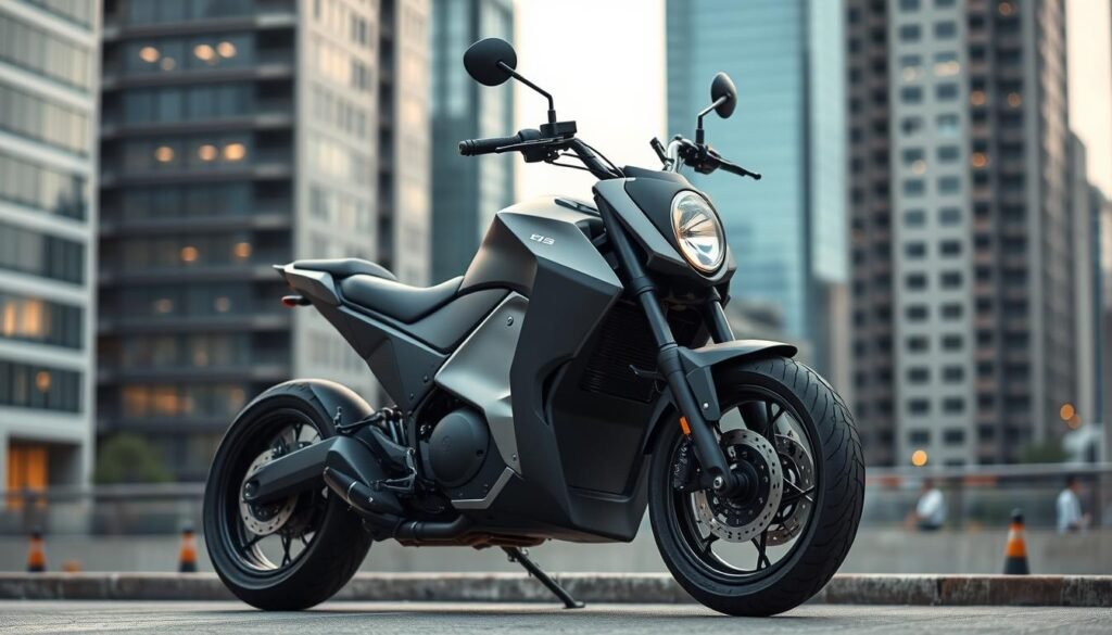 design funcional motocicleta urbana