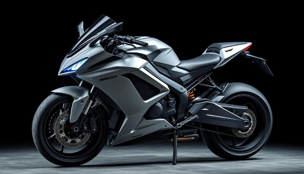 design inovador moto esportiva