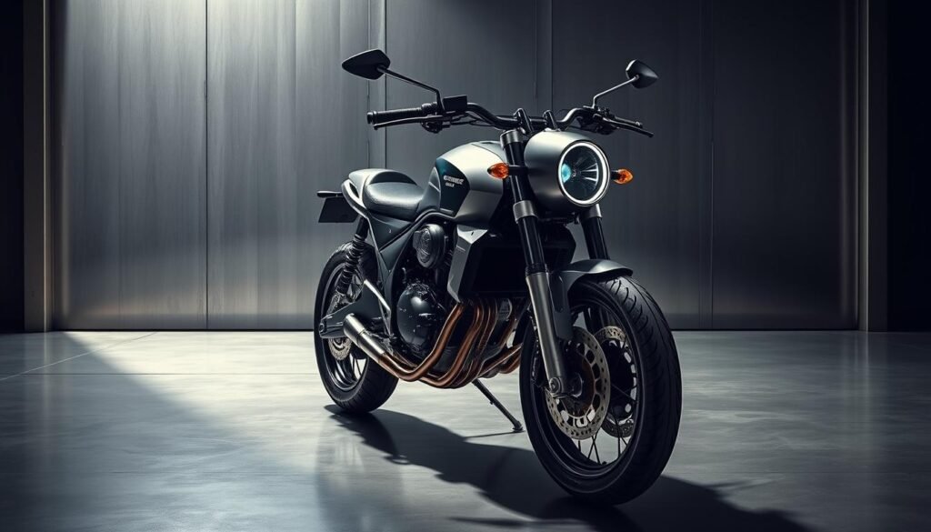 detalhesa da Kawasaki ZRX 2026 do design retro-moderno com tecnologia integrada