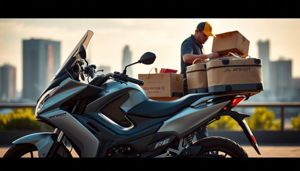 economia combustível motos entrega