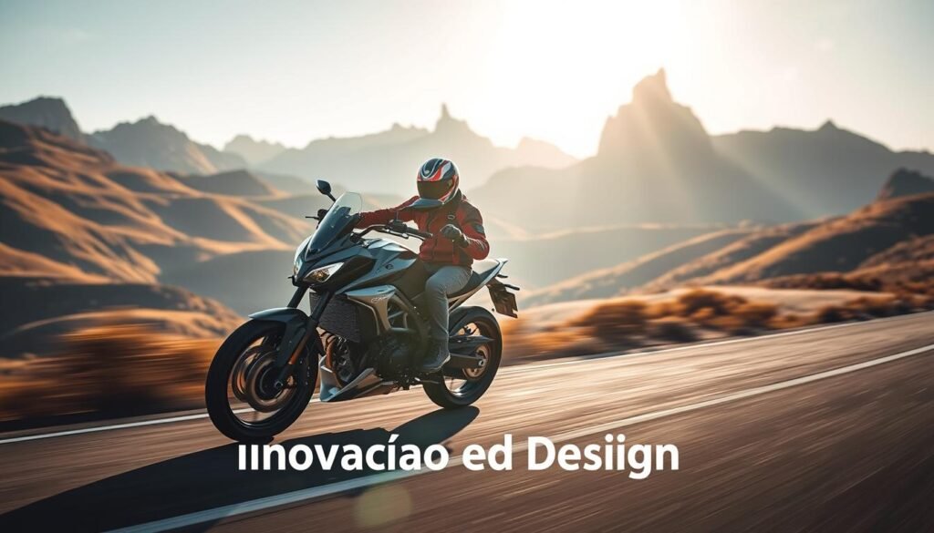inovação e design moto adventure