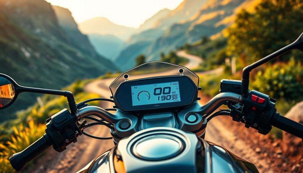 painel TFT moto adventure