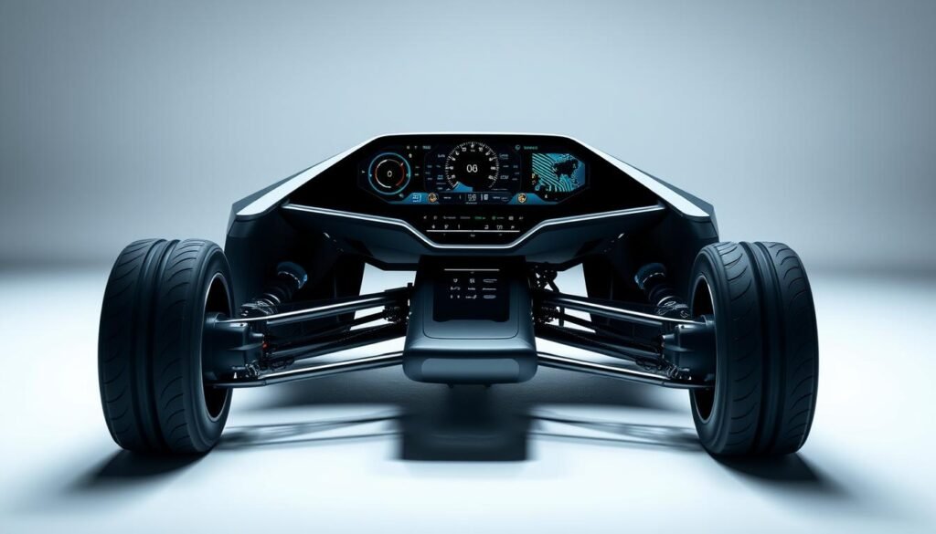 painel digital e suspensão pneumática