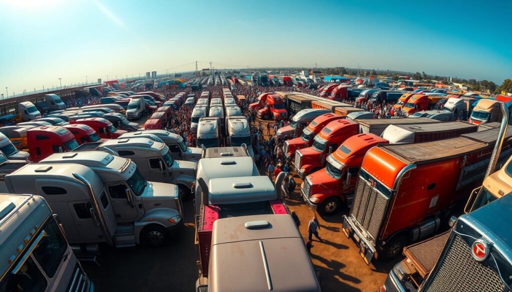 panorama mercado caminhões brasil