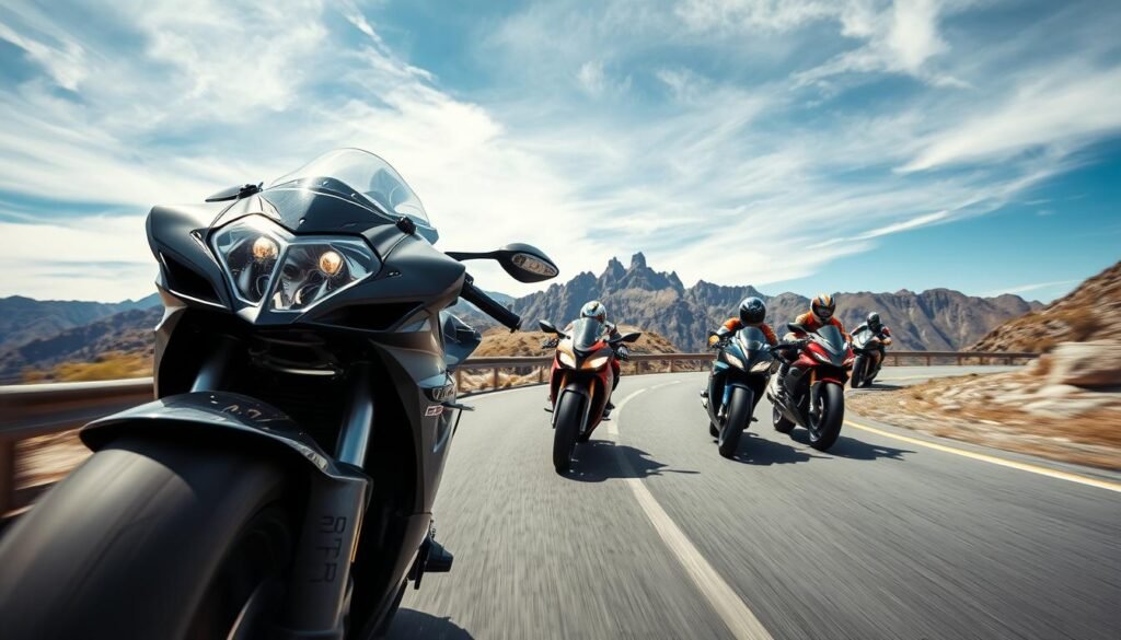 velocidade máxima e aceleração motos