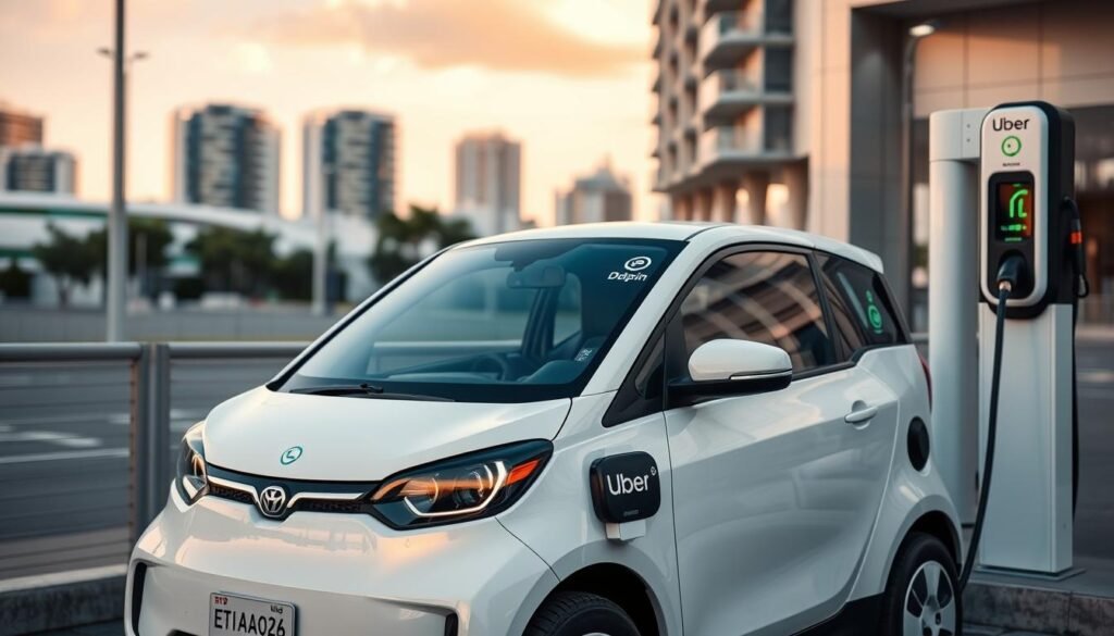 BYD Dolphin Mini 2025 elétrico, opção sustentável entre os melhores carros para trabalhar de Uber