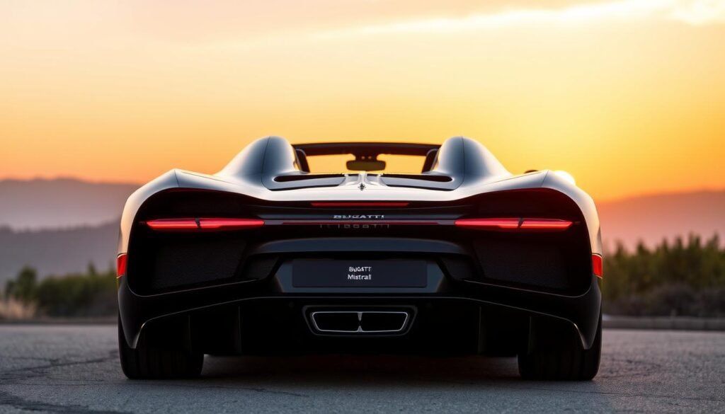 Bugatti Mistral conversível com motor W16, um dos carros mais caros do mundo 2025