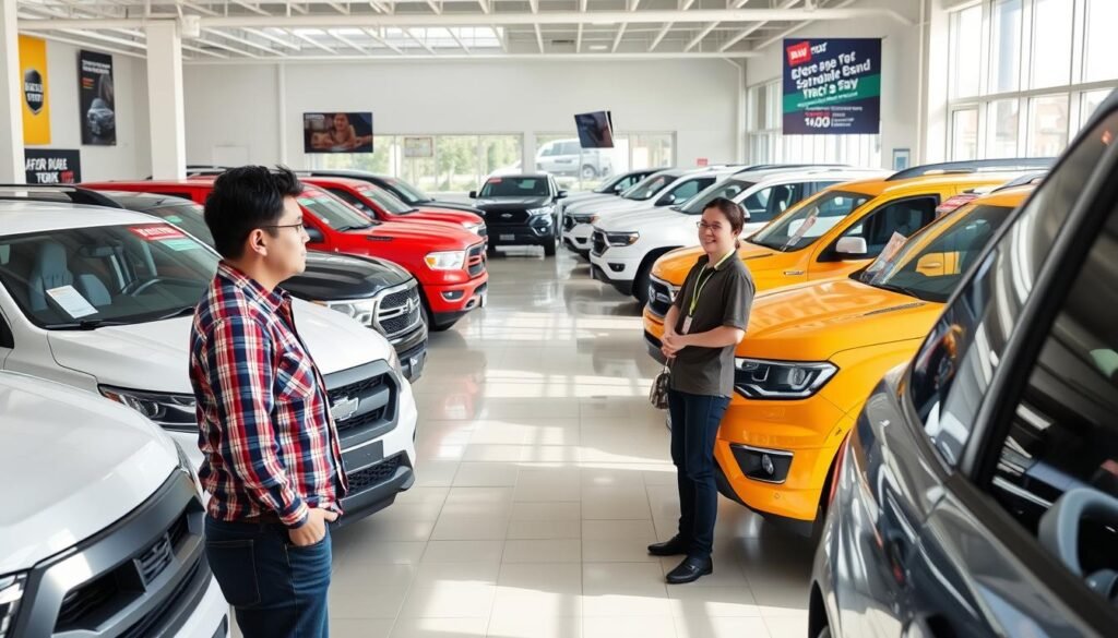 Concessionária de caminhões baratos para iniciantes no transporte