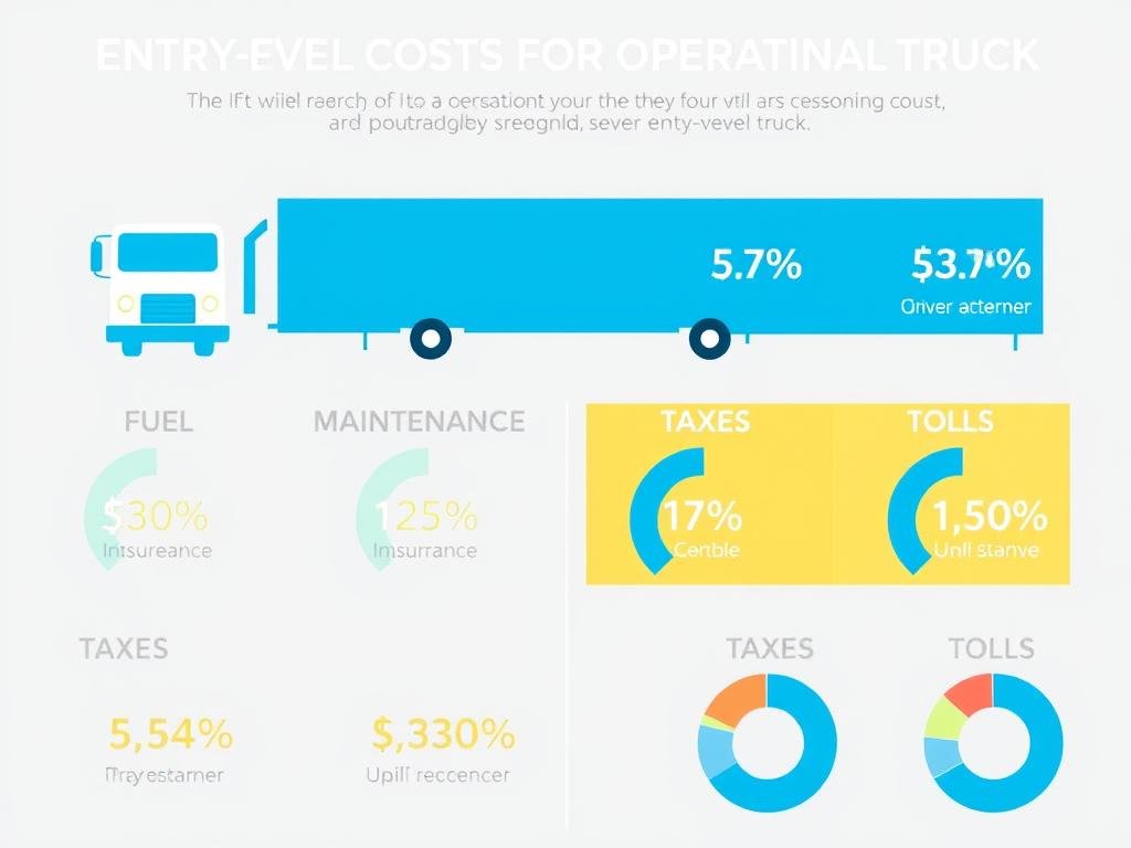 Custos operacionais de caminhões baratos para iniciantes no transporte