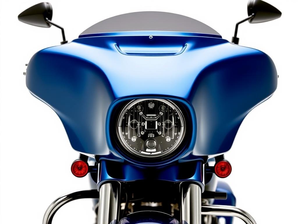 Harley-Davidson Street Glide 2025 em azul metálico