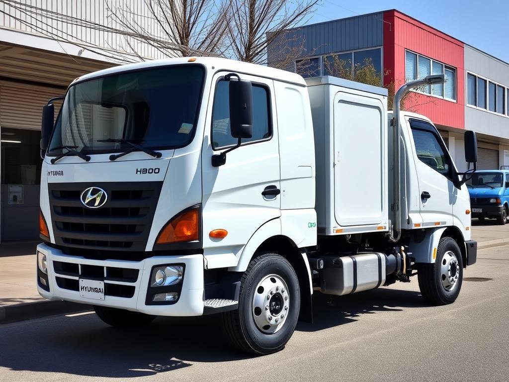 Hyundai HD80, um dos caminhões baratos para iniciantes mais populares no Brasil