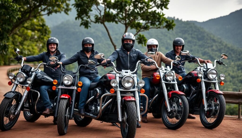 Proprietários brasileiros com suas motos vendidas da Harley-Davidson