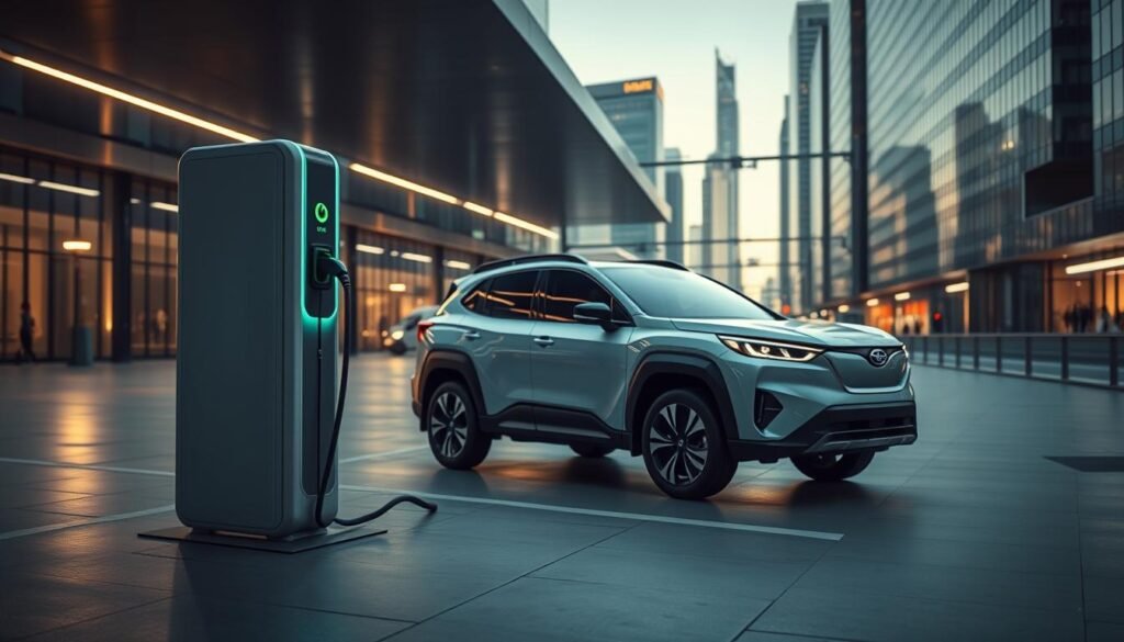 carregamento rápido veículo elétrico