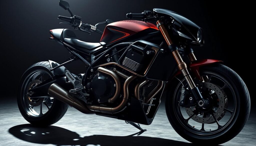 design aerodinâmico e chassi robusto