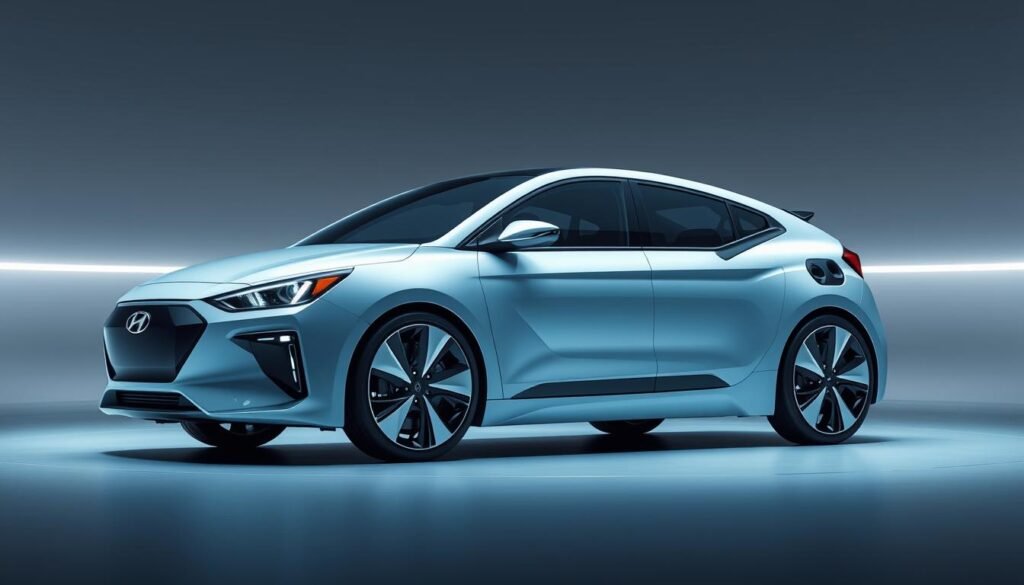 design tecnológico de veículo elétrico