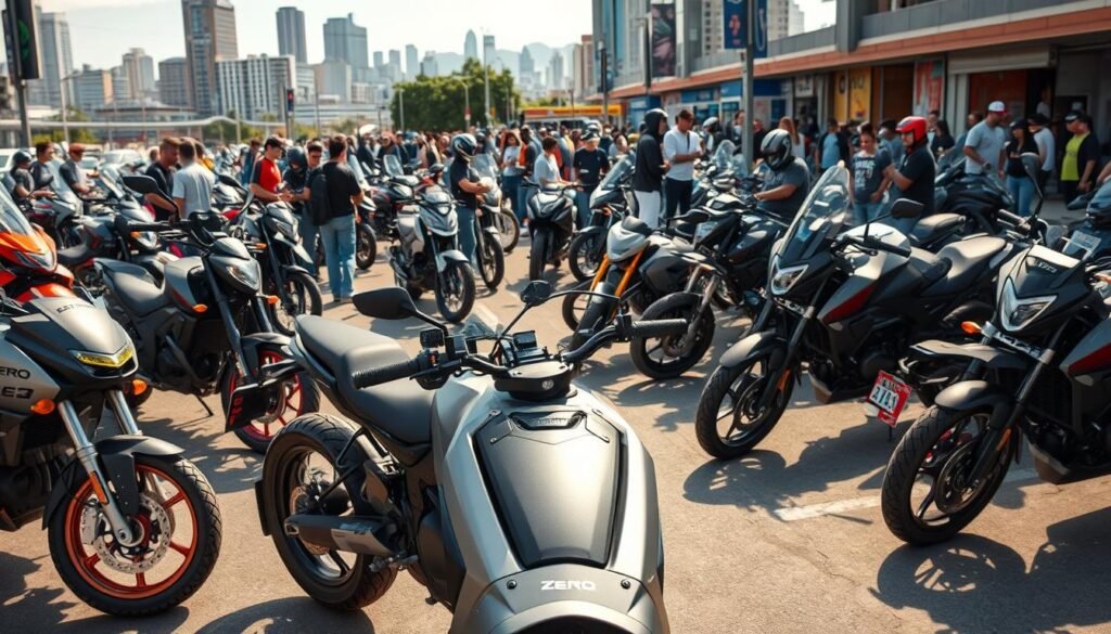 motos elétricas no mercado brasileiro