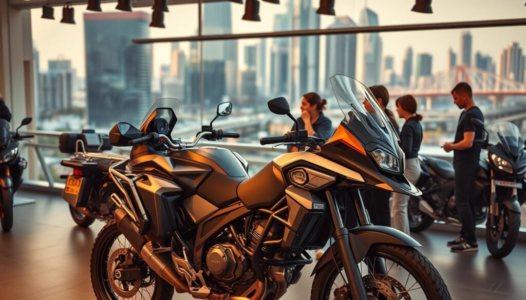 posicionamento mercado moto adventure touring