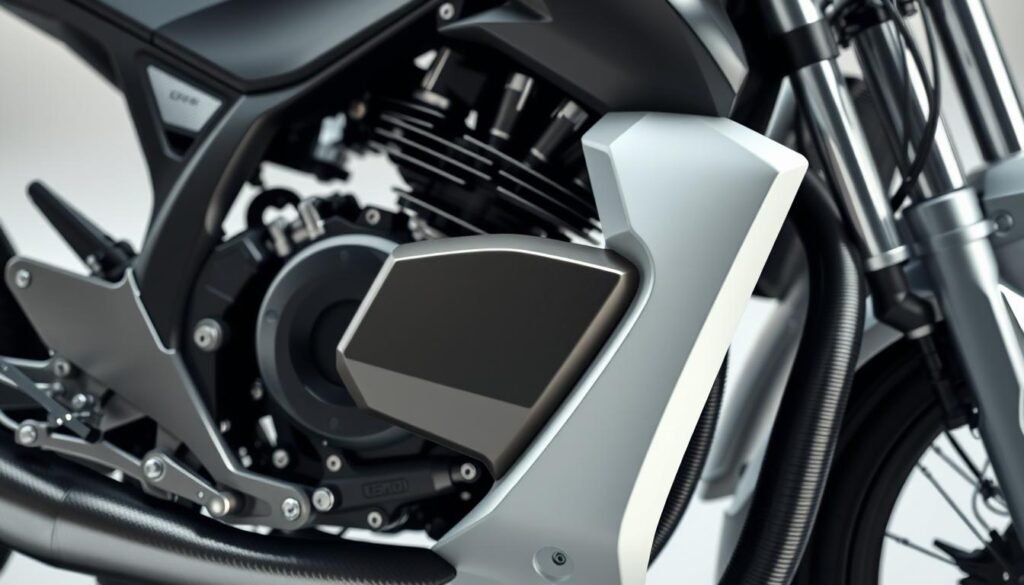 motor e tanque de combustível