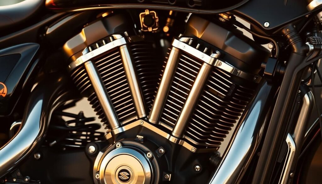 powerful v-twin engine
