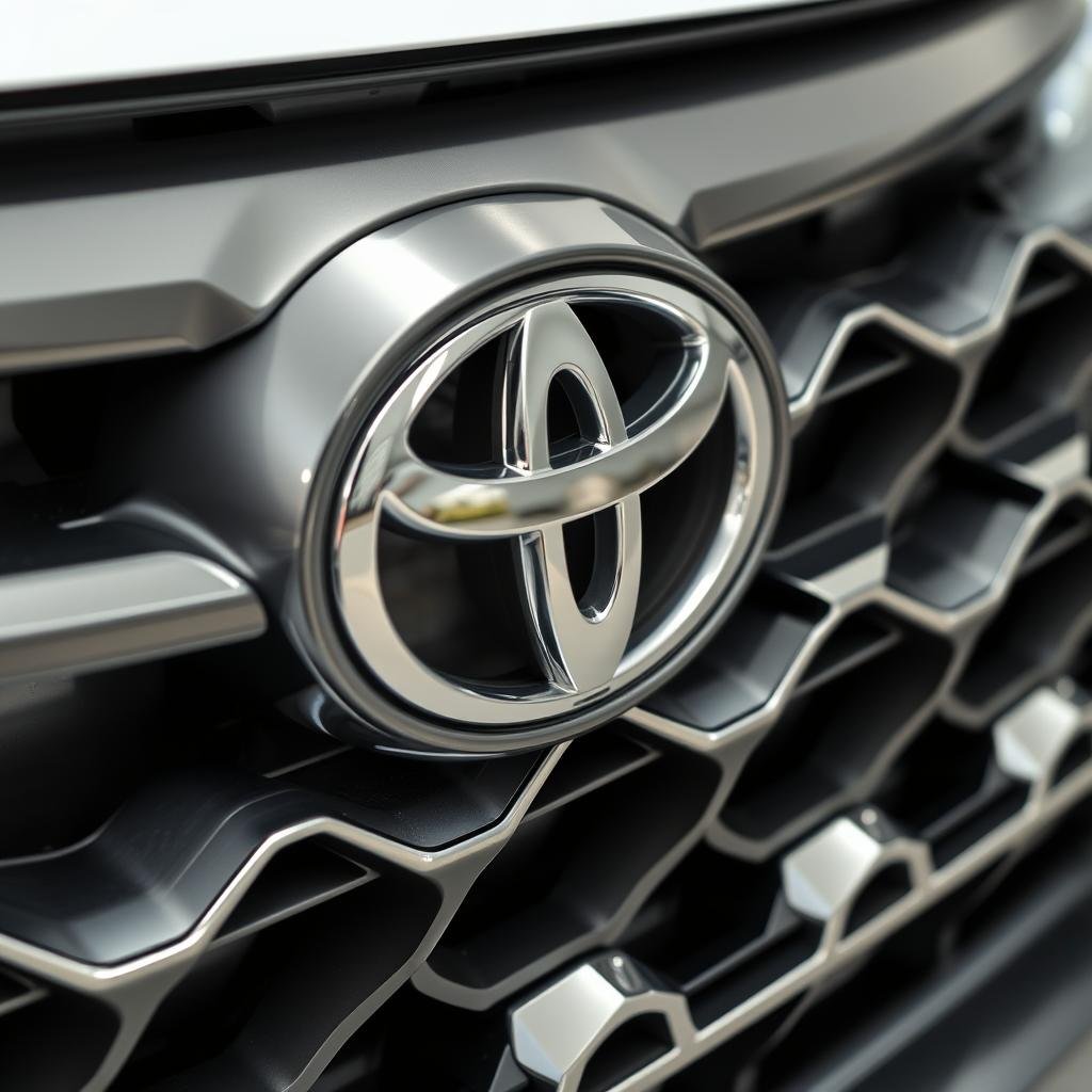 Detalhe da nova grade frontal do Novo Corolla 2026