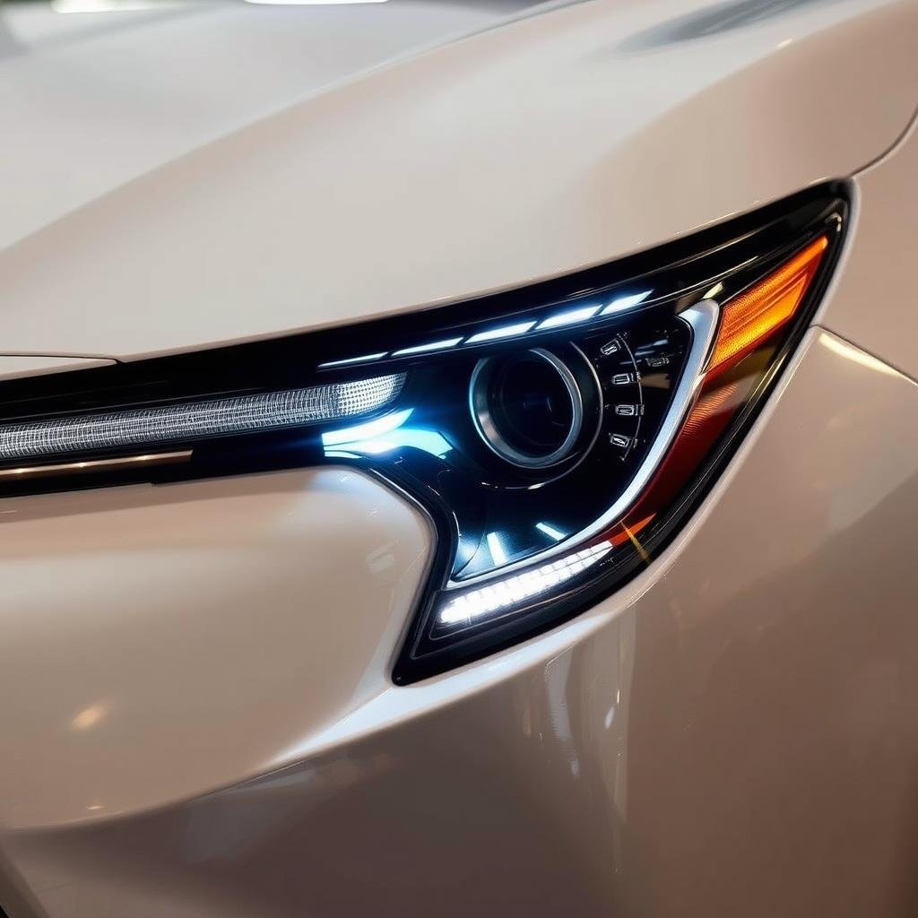 Novos faróis LED do Novo Corolla 2026