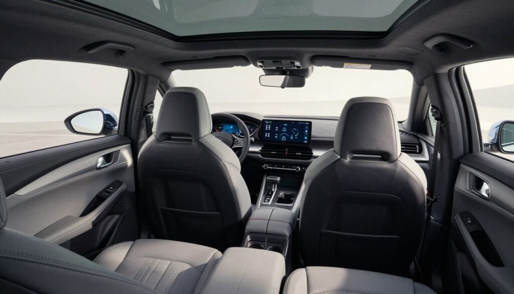 Peugeot 308 2026 avec toit panoramique ouvert