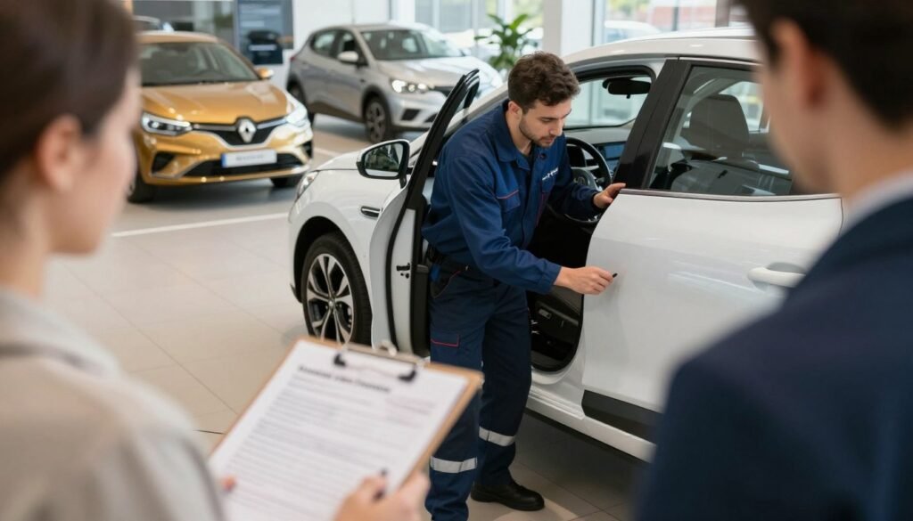 Processo de avaliação de retoma para compra do Renault Clio 2026