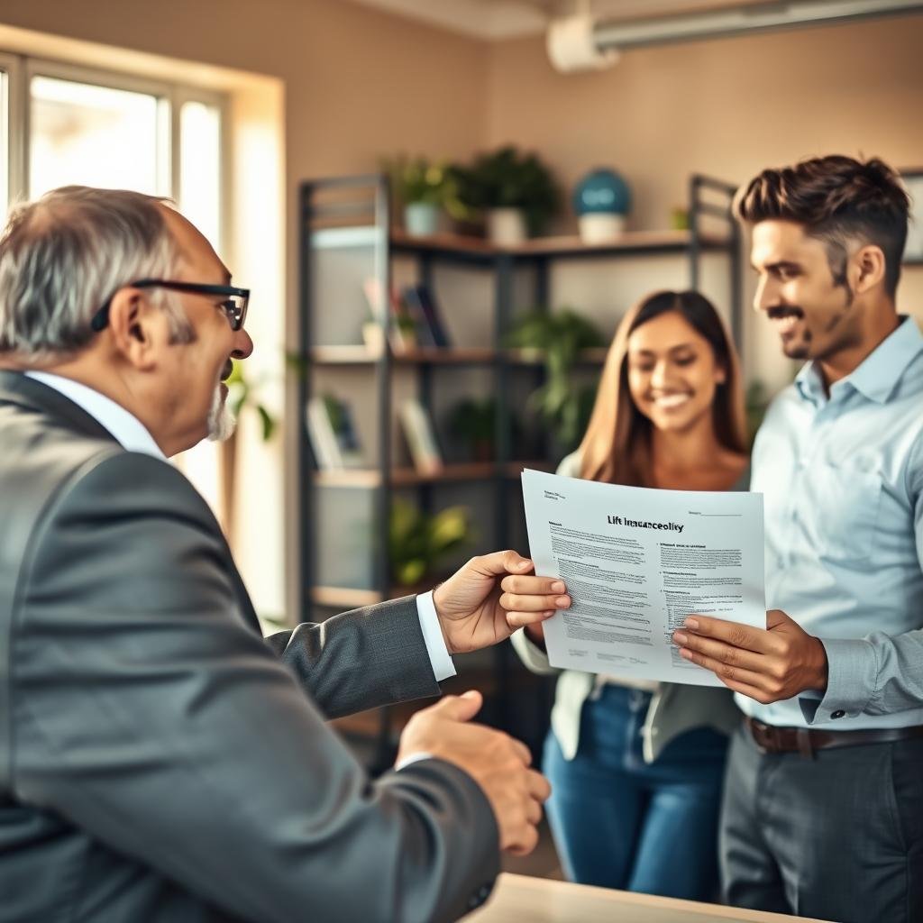 contratação de seguro de vida