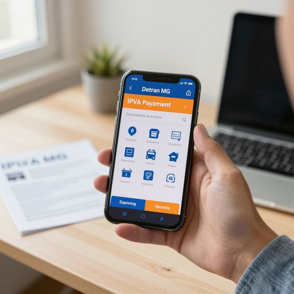 imprimir ipva detran mg celular