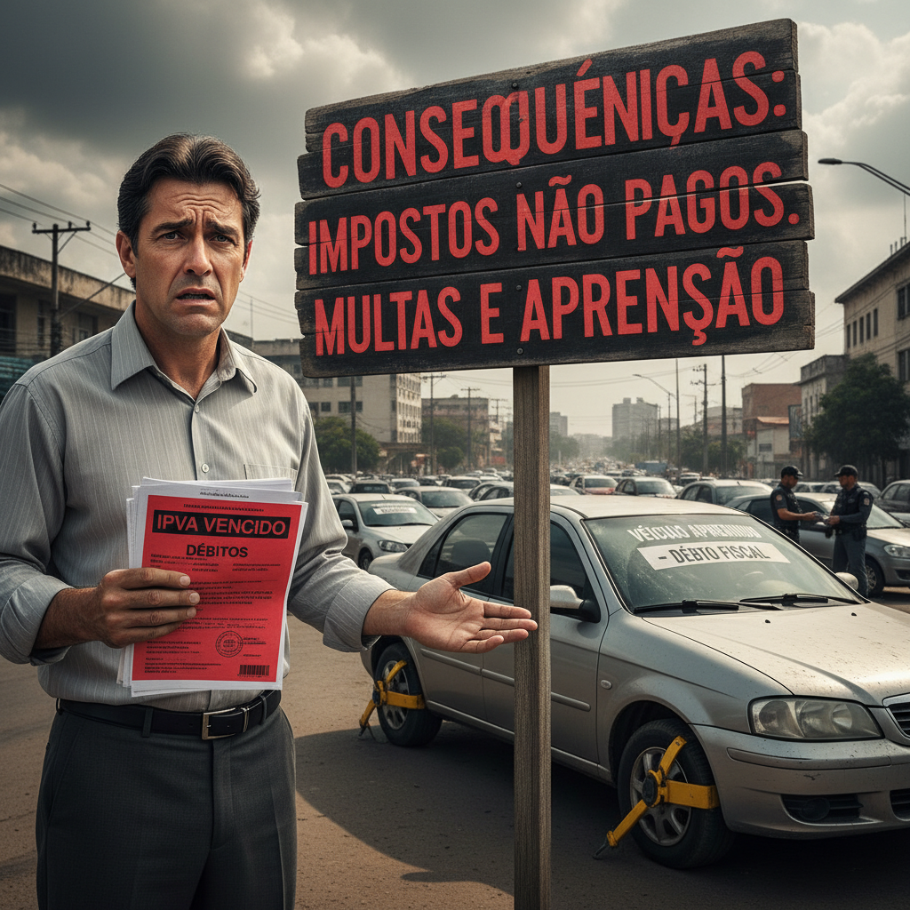 Implicações do não pagamento do IPVA