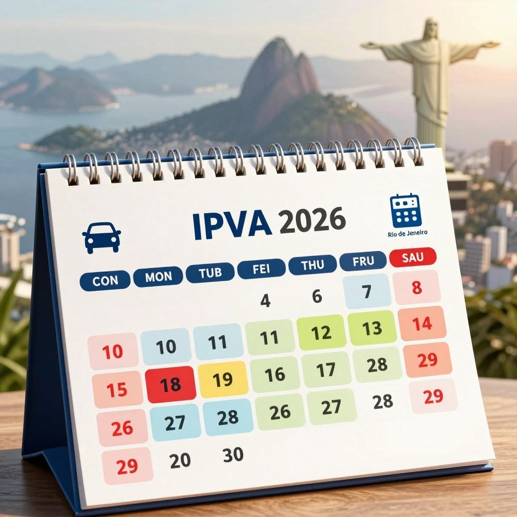calendário ipva 2026 rj