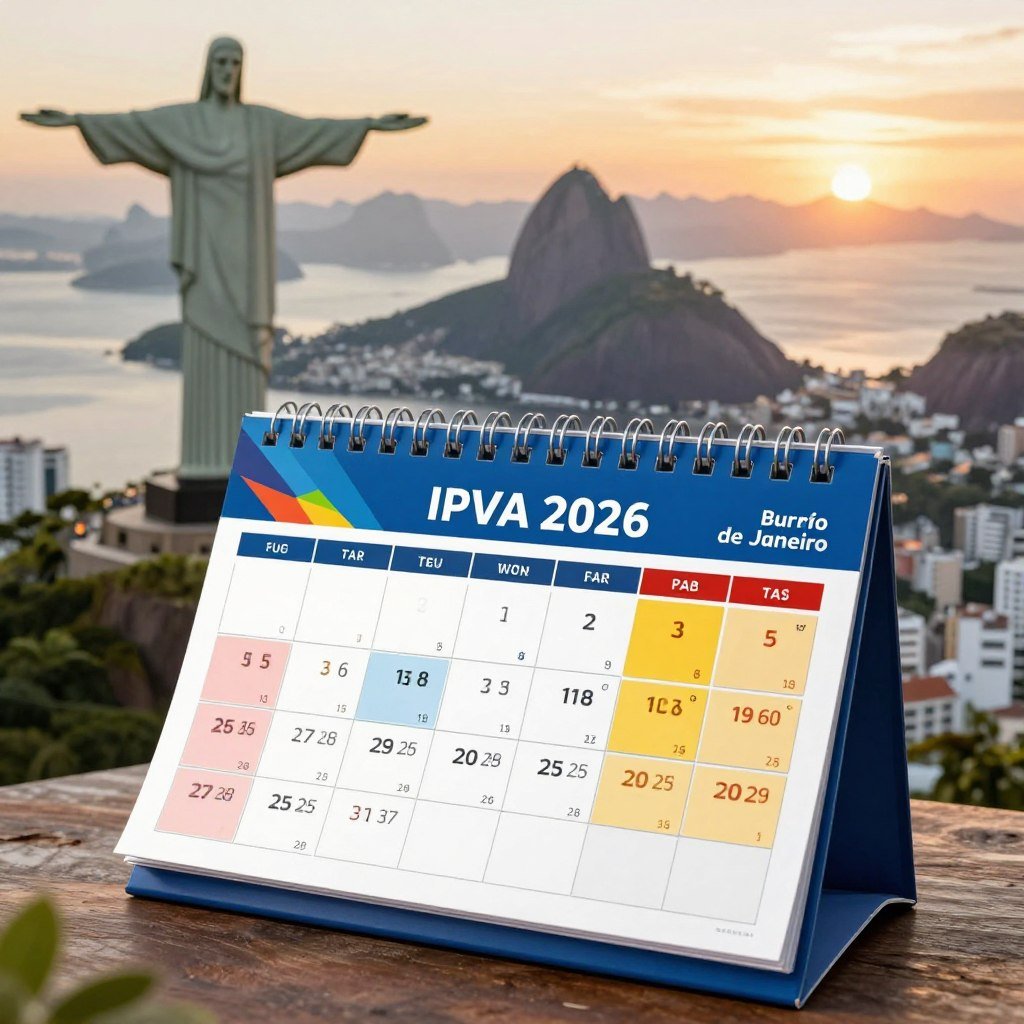 calendário ipva detran rj 2026