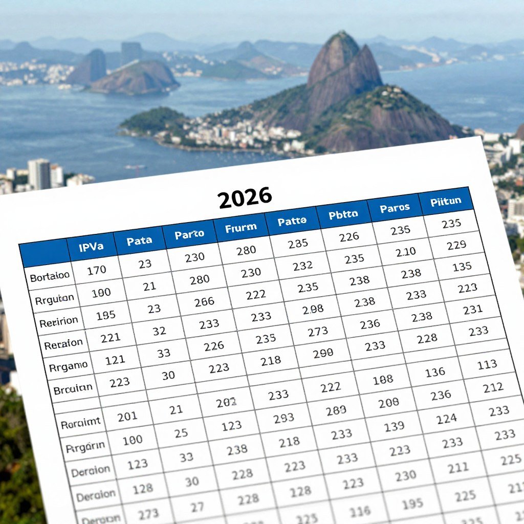 tabelas de alíquotas ipva