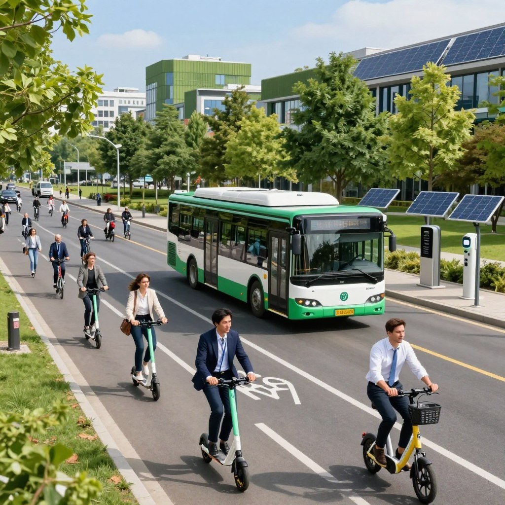 Mobilidade urbana sustentável e transporte eficiente