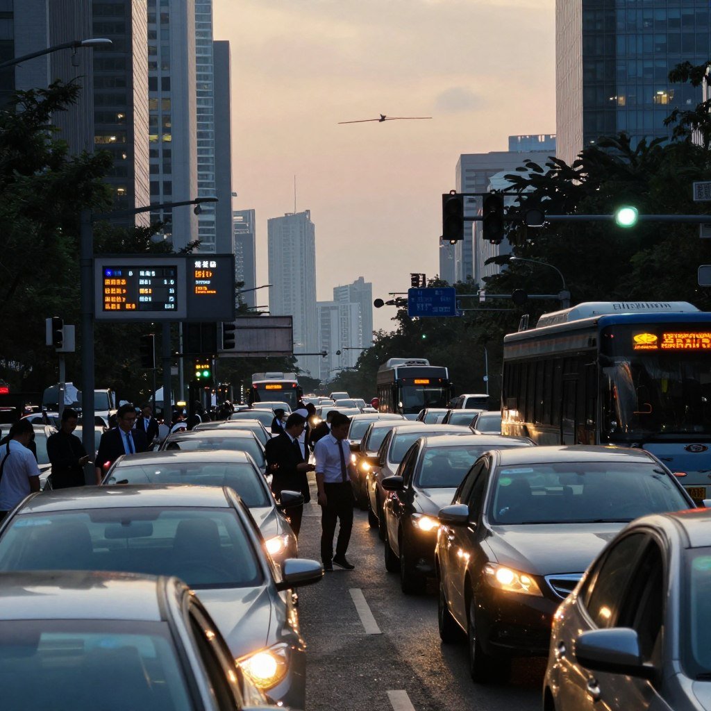 congestionamento urbano