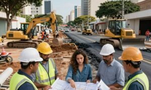 informações sobre obras viárias