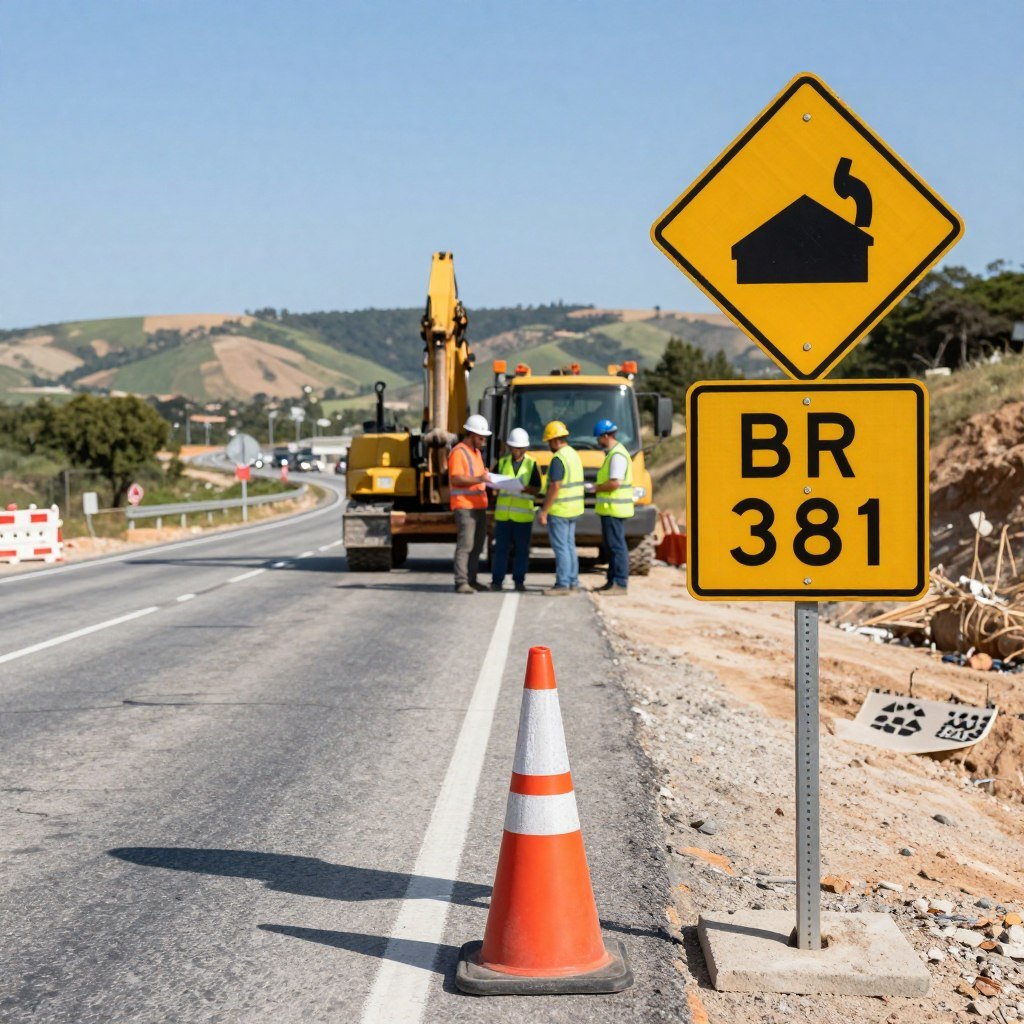 interdição de trechos br 381