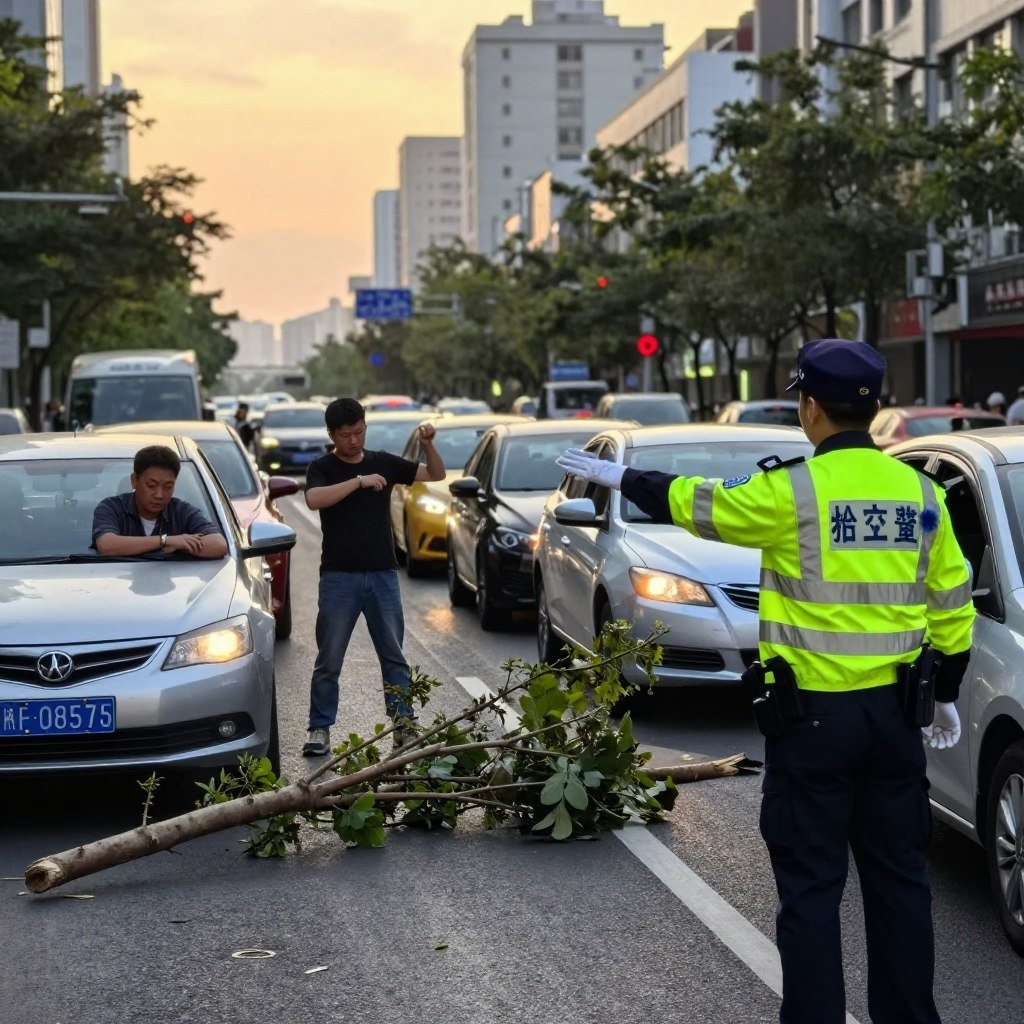 interrupções no trânsito