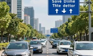 Como usar a rota alternativa recomendada para economizar tempo