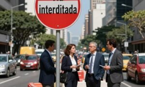 Via interditada no trânsito: o que fazer e evitar problemas