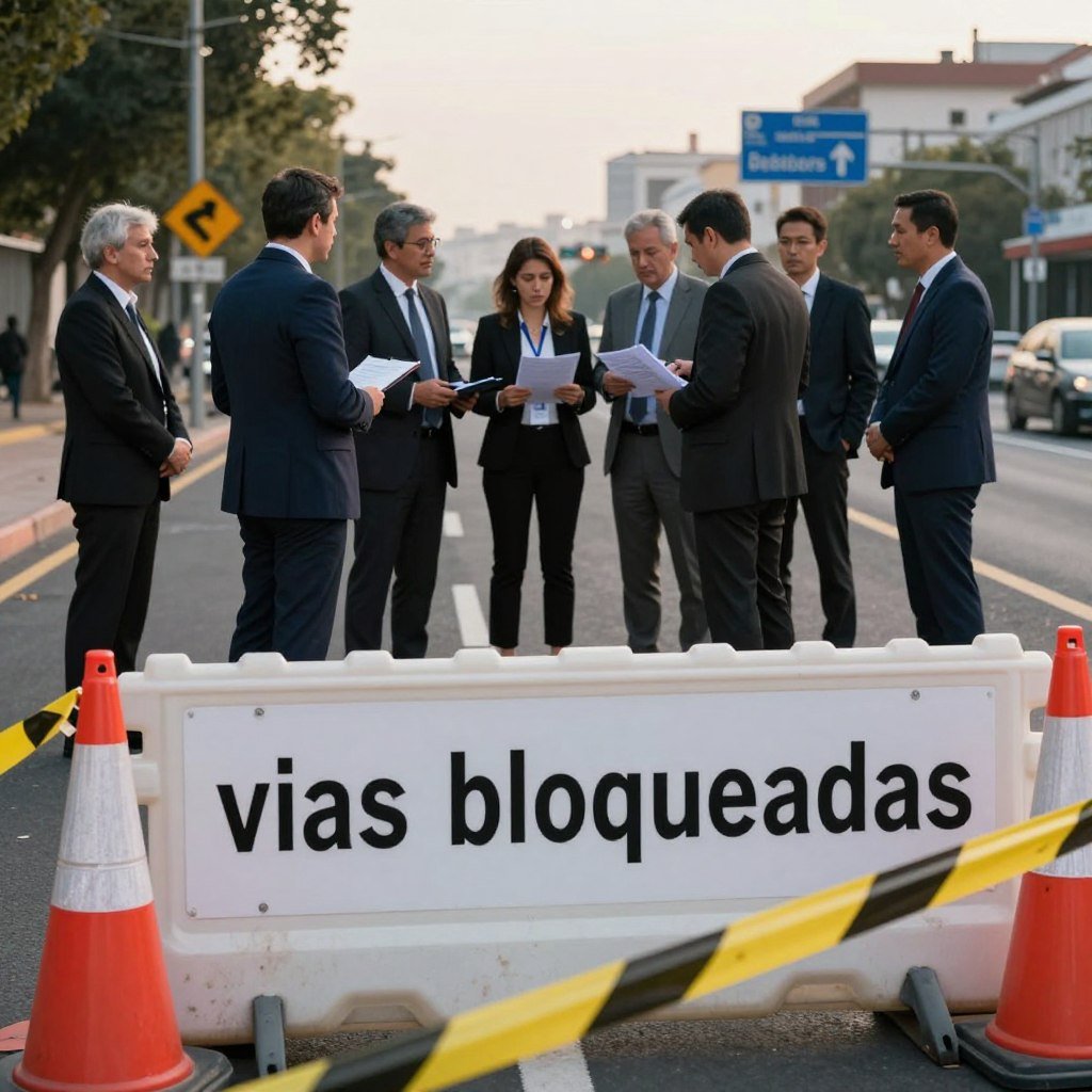 vias bloqueadas
