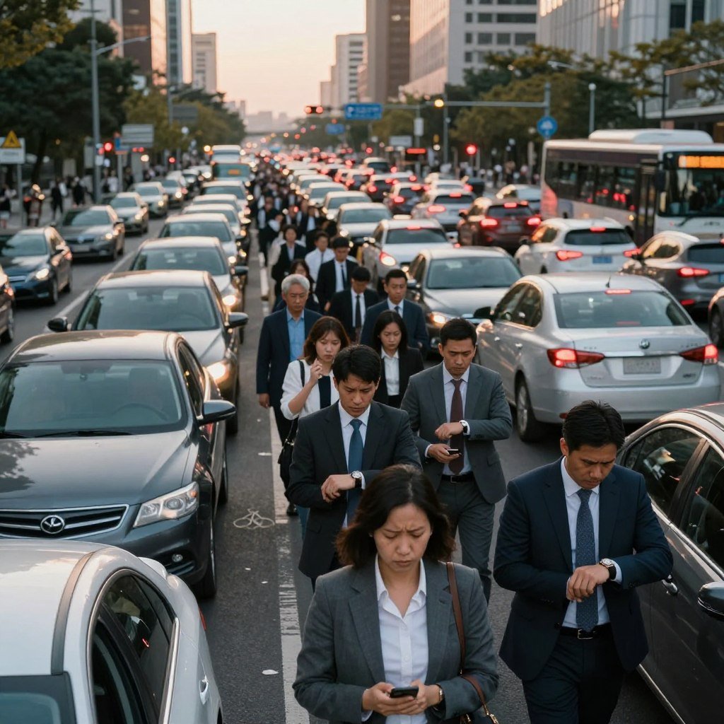vias congestionadas