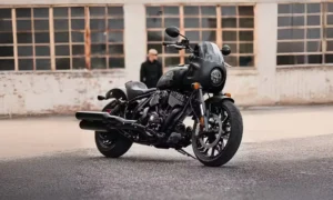 Farol e carenagem frontal da motocicleta Indian Sport Chief